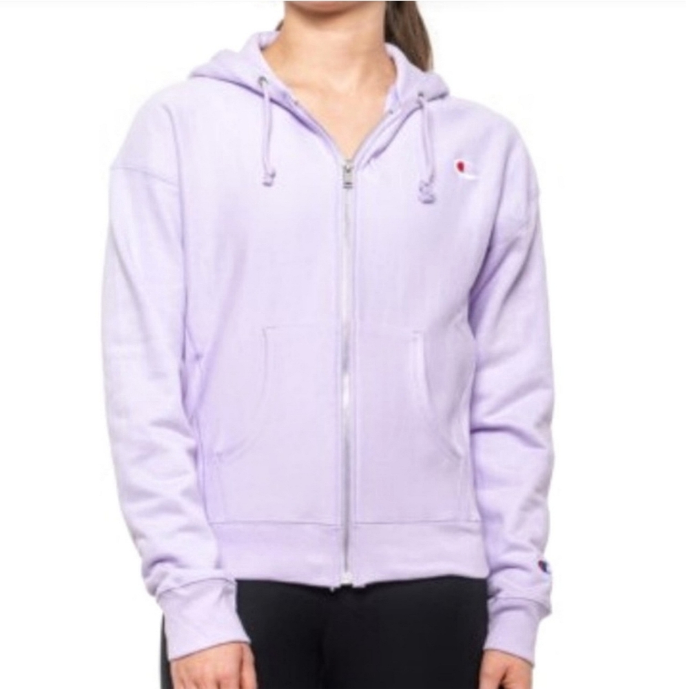 SALE! 🔥 Champion Reverse Weave Hoodie Lilac Zip - Picture 6 of 6